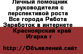 Личный помощник руководителя с перспективой роста - Все города Работа » Заработок в интернете   . Красноярский край,Игарка г.